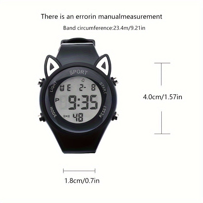 Cat Ears LED Watch for Kids