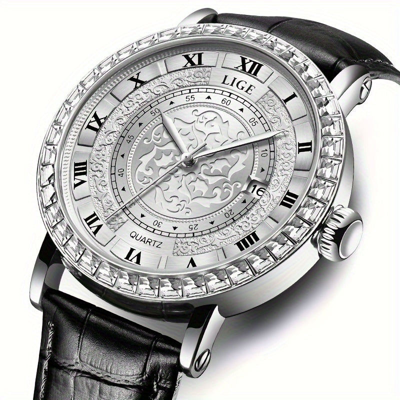 Rose Gold Ladies Quartz Watch Clock
