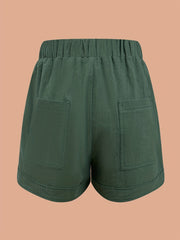 Summer Drawstring Casual Shorts Women's Clothing