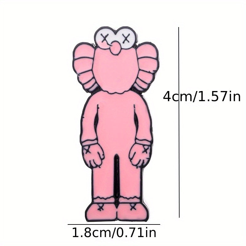 Girls Couple Brooch Set, Creative Pins for Bags and Clothes