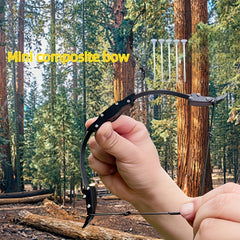 Mini Bow Decompression Toy with 5 Suction Cup Arrows