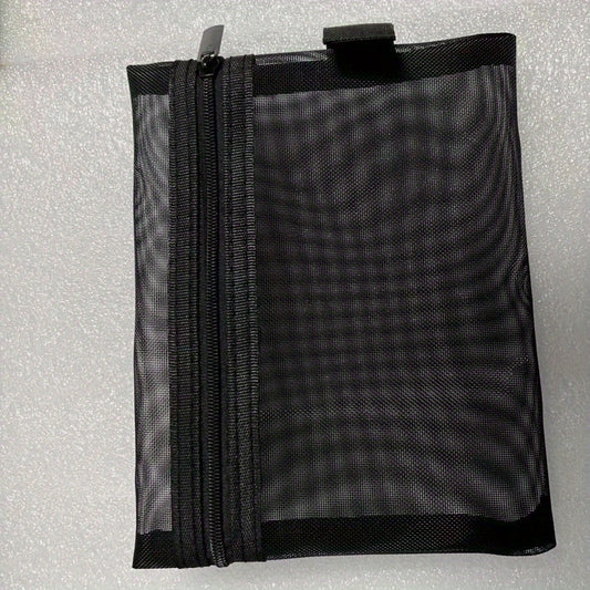 Transparent Mesh Makeup Case Organizer for Travel and Cosmetic Storage