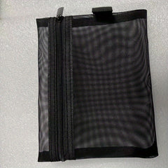 Transparent Mesh Makeup Case Organizer for Travel and Cosmetic Storage