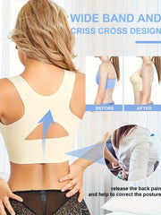 Wirefree Push Up Sports Bra for Yoga and Fitness