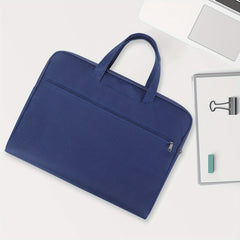 CCidea Portable File Bag Canvas Office File Bag Data Conference Bag