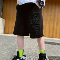 Boys Gym Workout Shorts Quick Dry Lightweight Athletic Training