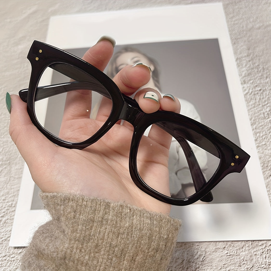 Light Blocking Glasses Vintage Frame