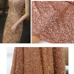 Sequin Lace Fabric Tulle Mesh for Girl Dress Party Gown Princess Bridal Costume