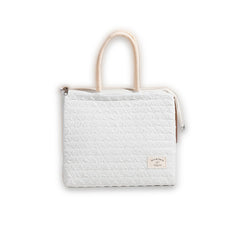 Quilted Insulated Lunch Bag Leakproof Handheld Box