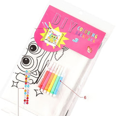 Graffiti Non-woven Backpack DIY Kids Environmental Bag