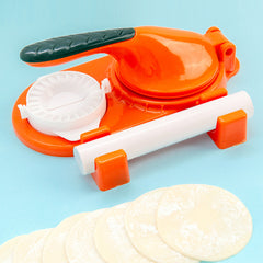 Dumpling Leather Mold and Rolling Pin Set for Homemade Dumplings