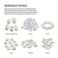 Baroque Shaped Pearl Bracelet for Teen Girls