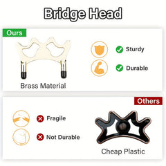 Retractable Snooker Bridge Cue with Brass Head