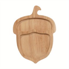 Cute Squirrel Wooden Snack Tray for Fruits and Snacks