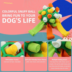 Interactive Pet Sniffing Toy for Food Leaking - Dog Chew and Squeaky Toy