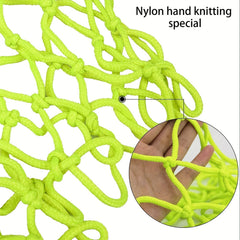 Fluorescent Glow Basketball Net Nylon Braided High Elastic Durable