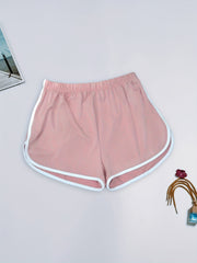 Soft & Comfy Elastic Waistband Shorts Women's Sleepwear