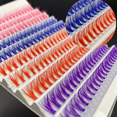 200pcs Cluster Lashes Individual Eyelashes Extension Natural Soft Fans DIY Lash