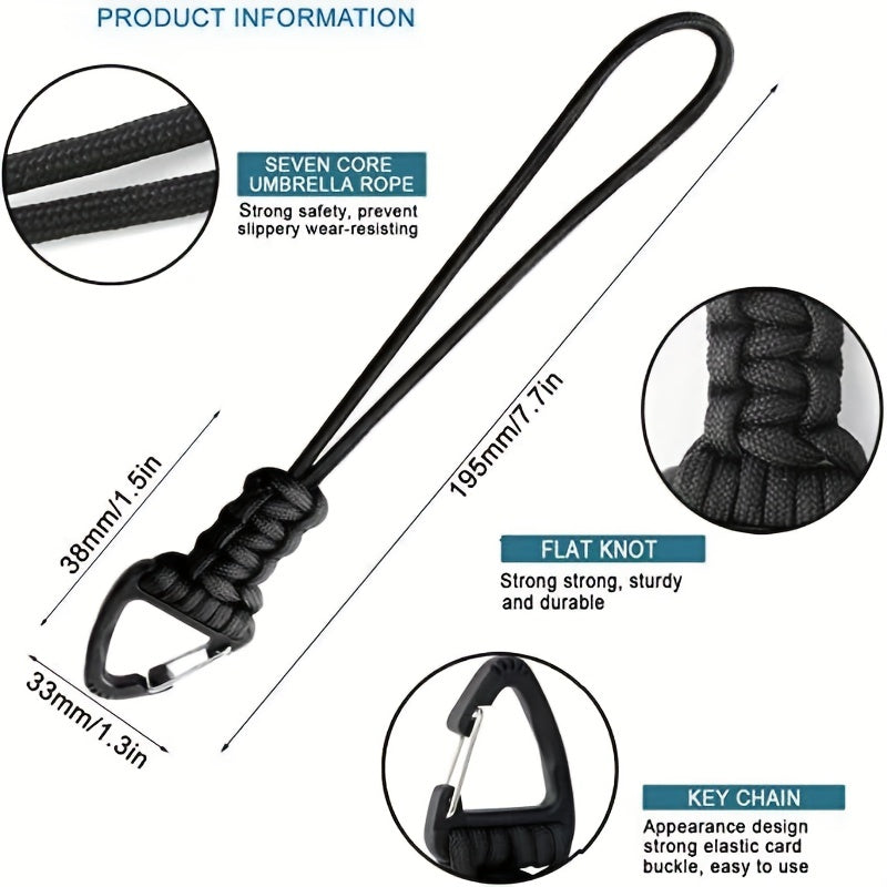 Outdoor Camping Cup Rope Portable Safety Anti Drop with Options