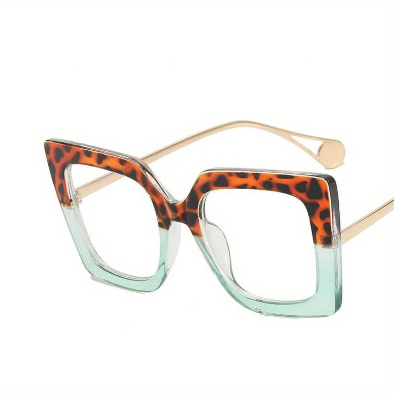 Square Frame Clear Lens Glasses Anti Light Reading Glasses