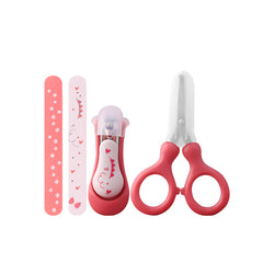 4 Piece Baby Nail Clipper Set for Boys & Girls Pink