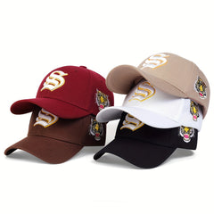 Men's Tiger Baseball Cap Hat Adjustable Casual Autumn Style