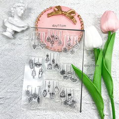 Decorative Background Transparent Silicone Stamp