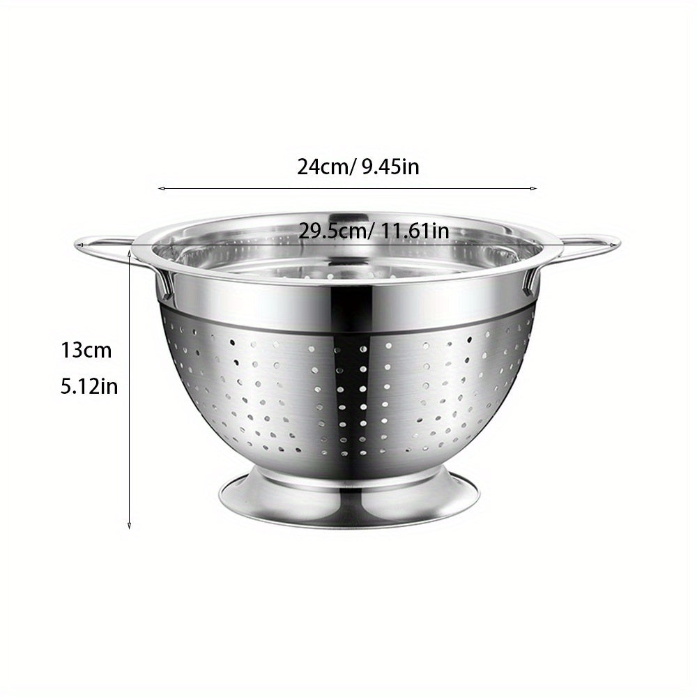 Stainless Steel Drain Basket Vegetable Washing Basket