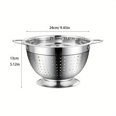 Stainless Steel Drain Basket Vegetable Washing Basket