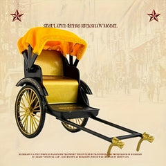 Vintage Yellow Toy Car Model in Puller Design