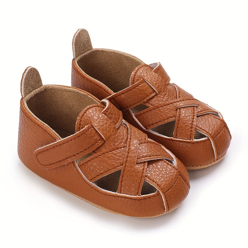 Solid Breathable Sandals for Baby Boys Lightweight Anti Slip Sandals
