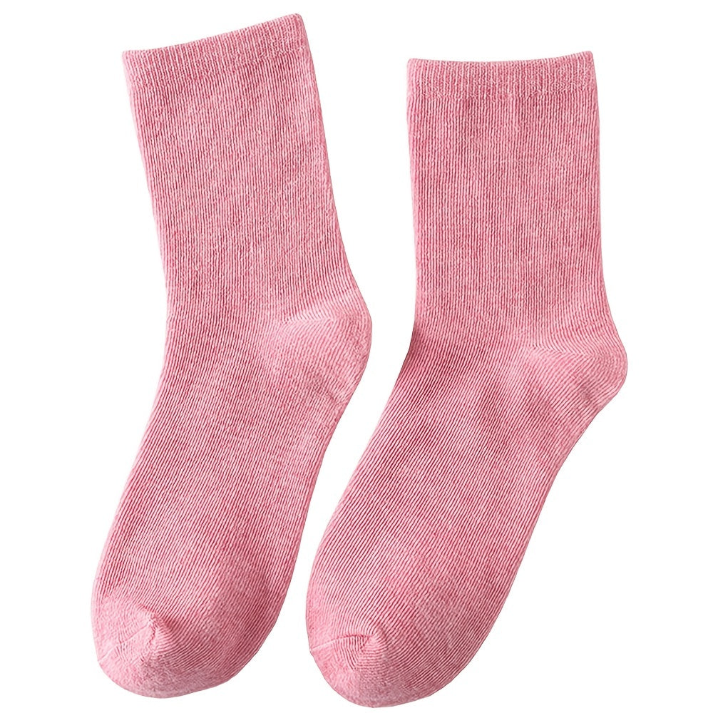 10 Pairs Candy Winter Ankle Socks Women's Stockings