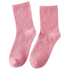 10 Pairs Candy Winter Ankle Socks Women's Stockings