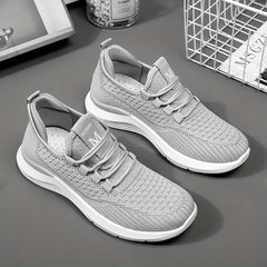 Women's Lace Up Knit Sneakers Breathable Lightweight Sport Shoes