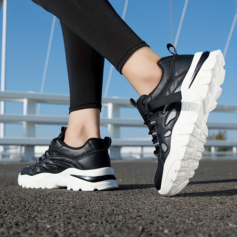 Mesh Breathable Lace Up Sport Shoes Women's Footwear