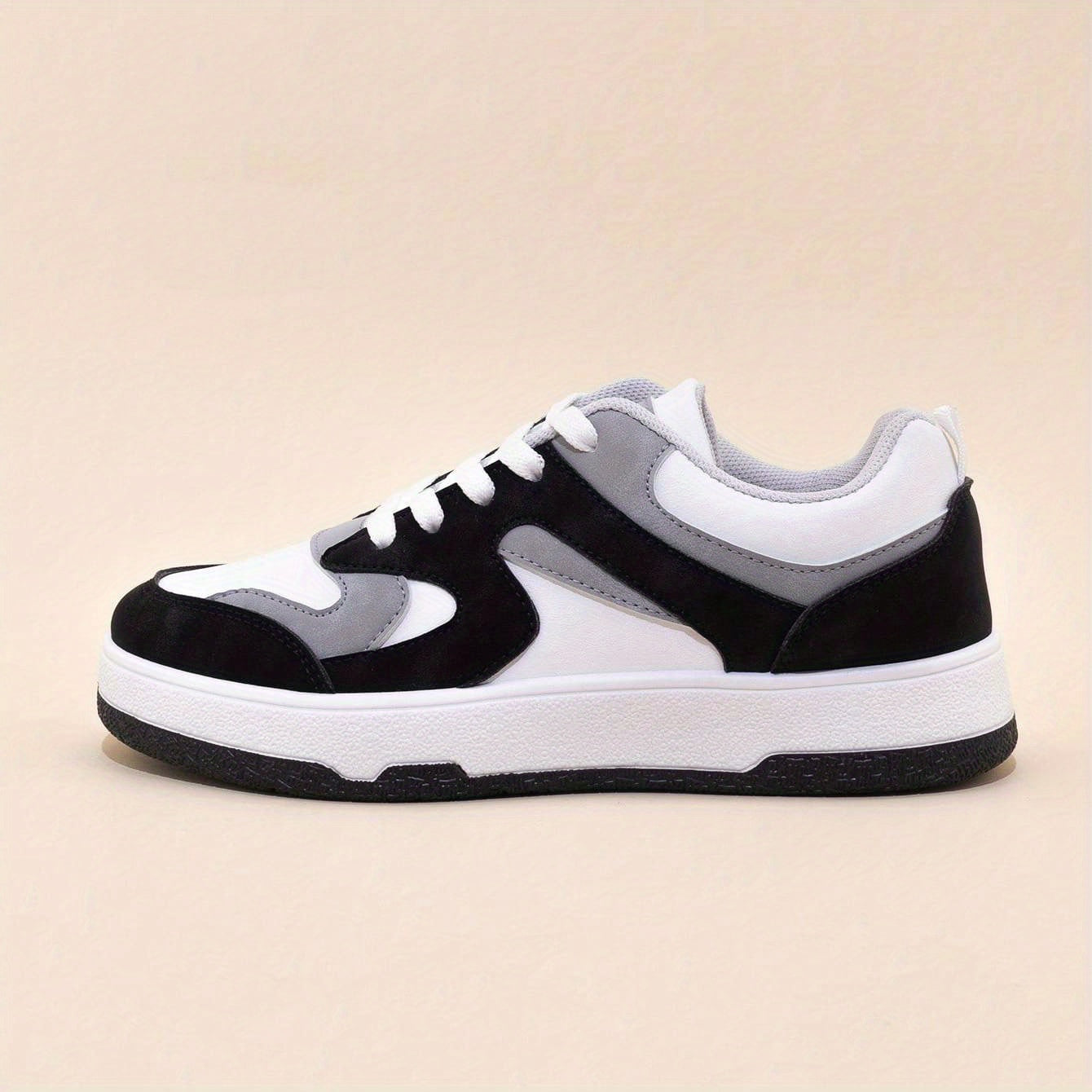Colorblock Skate Shoes Platform Low Top Sports Shoes