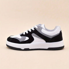 Colorblock Skate Shoes Platform Low Top Sports Shoes