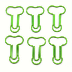 21pcs Cartoon Shaped Paper Clips Office Stationery Special Plastic Clips