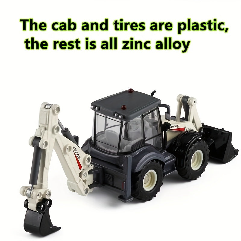 1:50 Scale Two-way Bulldozer Excavator Model