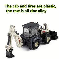 1:50 Scale Two-way Bulldozer Excavator Model