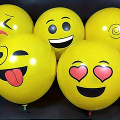 10pcs Funny Expression Cartoon Balloon 30-48cm 2.8G Decoration Toys