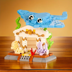 Devilfish Ocean Animal Model DIY Puzzle Educational Toy
