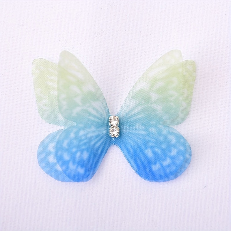 DIY Mixed Butterfly Tulle Accessories for Bouquet Jewelry Mat