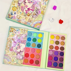 72-Color Rainbow Eyeshadow Palette Pearly Matte Finish