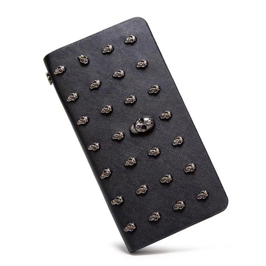 Gothic Skull Card Holder Coin Purse Clutch & Wallet