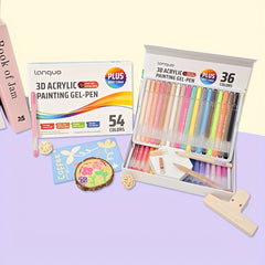 54 Marker Set for Surface Painting | Precise Colors & Strong Coverage