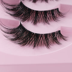 7 Pairs Fox Eye Lashes Little Devil Style Natural Volume