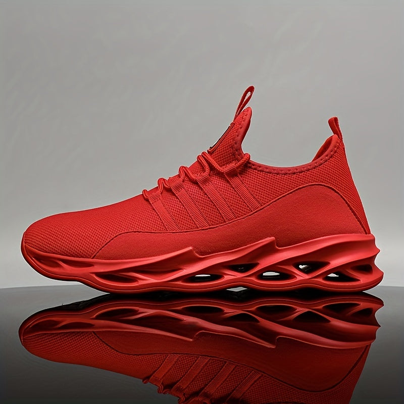 Men's Slip on Blade Sneakers Lightweight Breathable Athletic Shoes