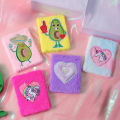 Avocado Cartoon Notebook - Creative Diary for Girls
