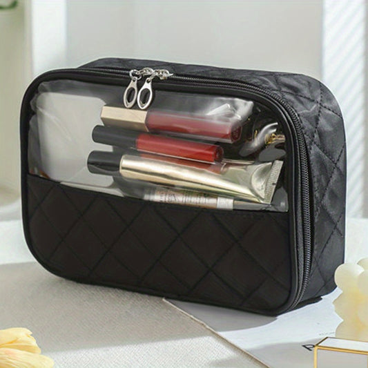 Waterproof Nylon Makeup Bag Large Capacity Toiletry Bag Cosmetic Storage